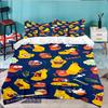 3PCS Larva Bedding Set,Including 1pc Duvet Cover And 2pcs Pillowcases Perfect for Bedroom, Dormitory, Large size Fan Christmas gift