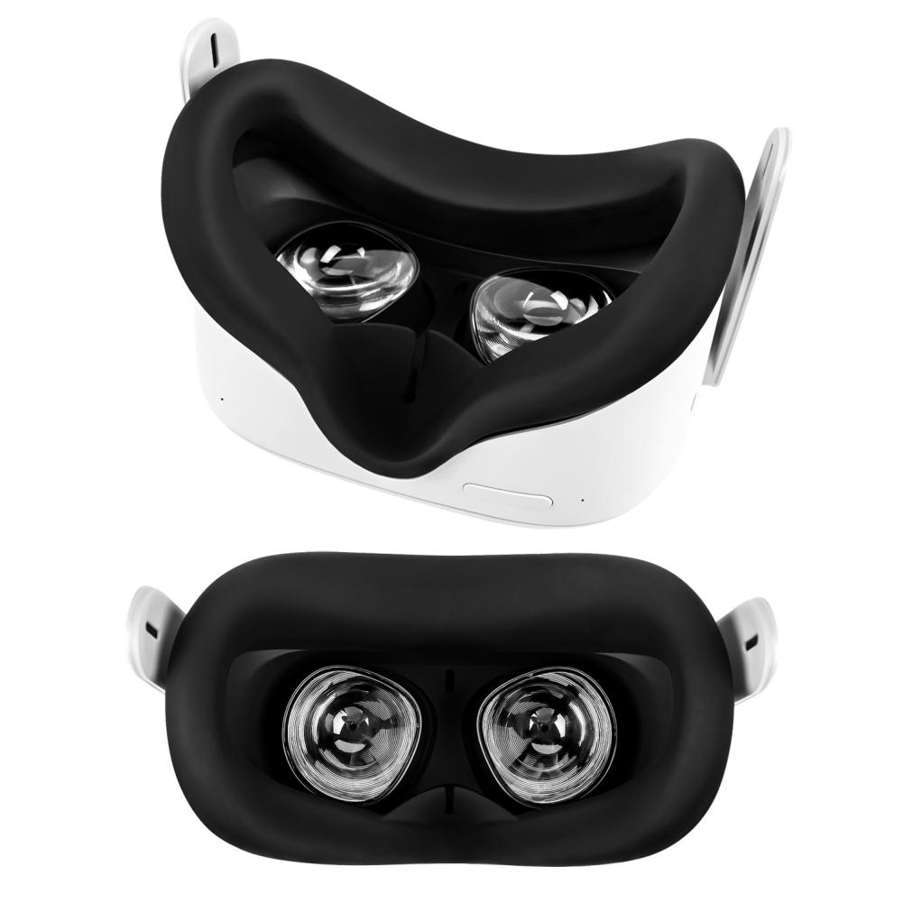 Silicone Controller Grip Cover + Face Cover For Oculus Quest 2 Anti Slip Anti Collision Protective Covers For VR Controllers And Headset