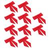10pcs Chair Sashes Exquisite Reusable Chair Bows for Hotel Weddings Meetings Chair Decoration