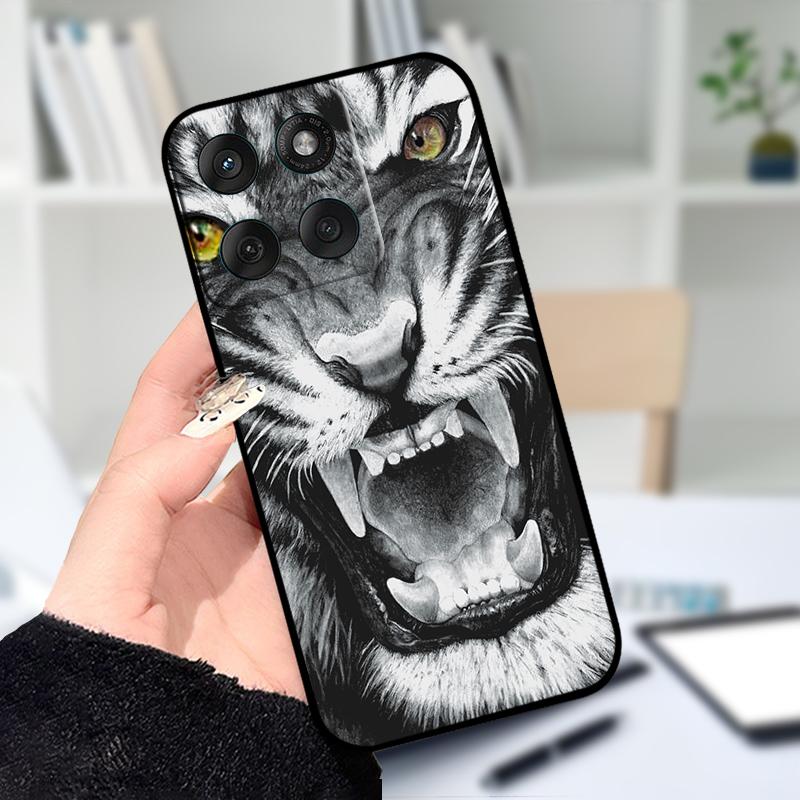 Для Motorola Edge 60 Fusion Мягкий чехол XT2503-4 Милый мультяшный силиконовый TPU чехол для телефона Для Moto Edge 60Fusion 5G Защитный Fundas