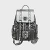 2023 Women's British Style Sequined Drawstring Soft Leather Backpack - Versatile & Fashionable Travel Bag