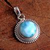Натуральный ларимар, лабрадор, лунный камень, подвеска ручной работы из стерлингового серебра 925 пробы, женские ювелирные изделия
