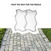 Garden Pavement Mold DIY Walk Manual Road Path Paving Brick Stone Concrete Mould
