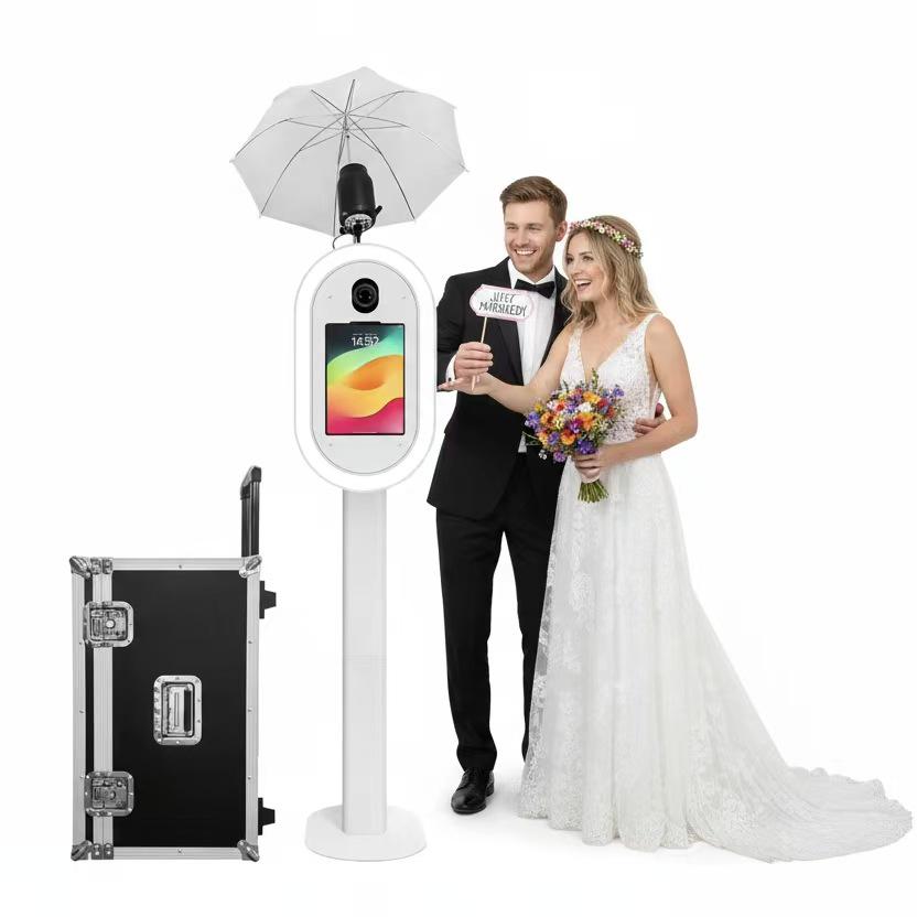 Interactive Vertical Selfie Booth for Weddings and Parties