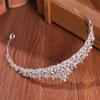 Headbands Bridal Princess Crown Hair Hoop Rhinestone Diadem Crystal Crown Headwear  Girls Party