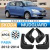 Подходит для Skoda 2012-2014 Jingrui Fabia Автомобильная кожаная накладка на крыло шины