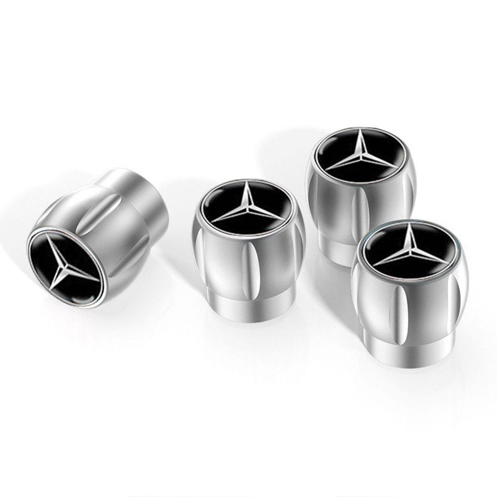 4pcs Car Truck Bicycle Tire Valve Caps Rim Stem Cap Valves Air Caps Cover For Mercedes Benz AMG A B C E S W204 W212 W176 GLC GLK BD1 c3
