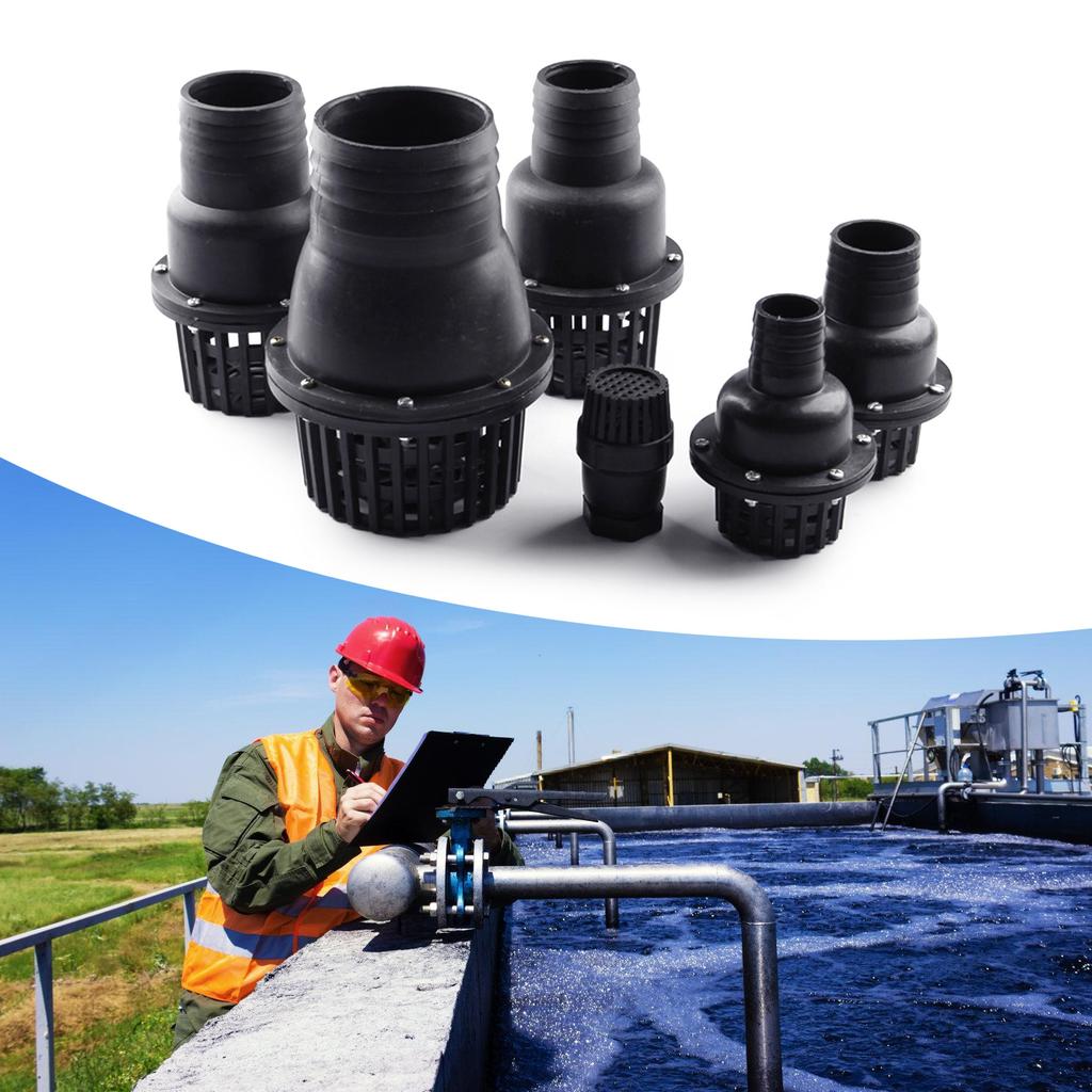 1in/1.5in/2in/2.5in/3in/4in PVC Low Pressure Flat Check Valve Water Pump Foot Valve Water Jet Pump Foot Valve for Pump