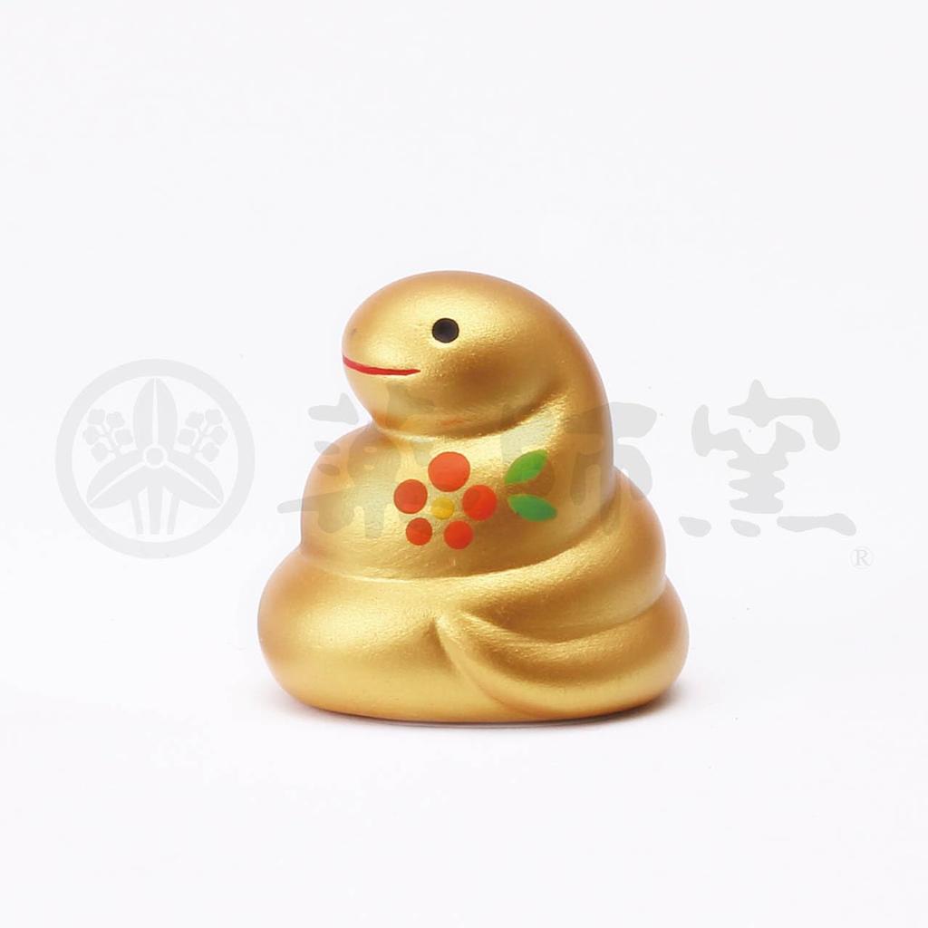 Yakushigama Nishikisa Invitation Zodiac Mikuji Snake Display Set 2025 Reiwa 7 Zodiac Snake New Year Ornament Lucky Charm (yakushigama) [134-Snake]