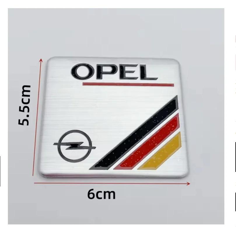 ypzsd3 1pcs Aluminum car badge stickers can be freely pasted on the car body For Opel Insignia Astra Antara Meriva Zafira H G Corsa