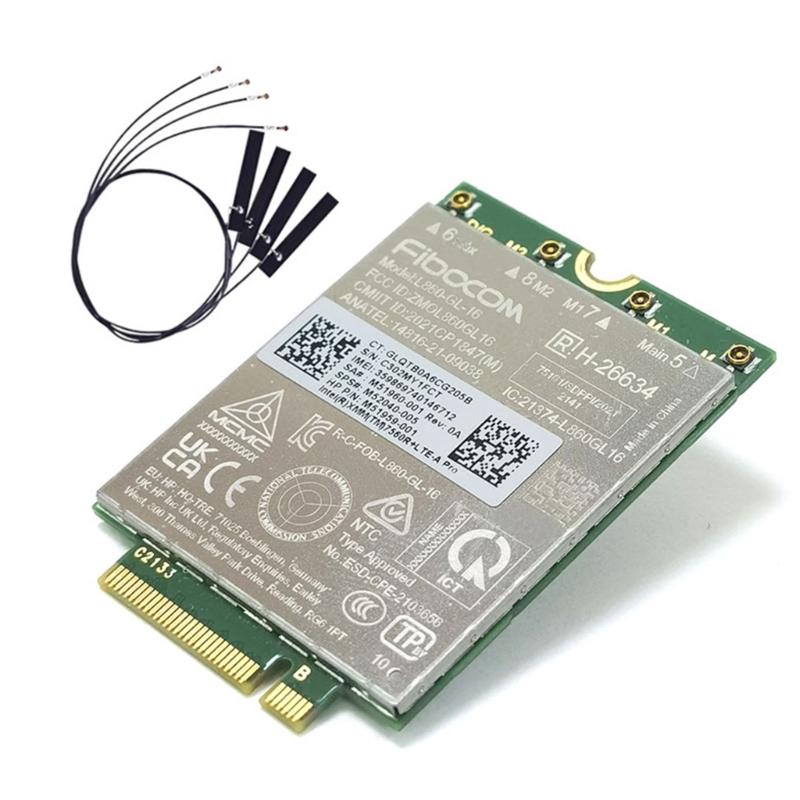Адаптер беспроводной сетевой карты L860-GL-16 LTECAT16 4G Модуль для HP Elitebook 865 845 840 835
