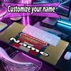 Custom Name Personalized football team F.C Pattern Mousepad, Laptop PC Desk Mat, Decorative Desk Mat for Home Keyboard Pad Gift
