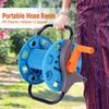 1pcs G1/2 Garden Water Hose Rack Gardening Waterpipe Cart Storage Car Washer Tool for 25m Hose