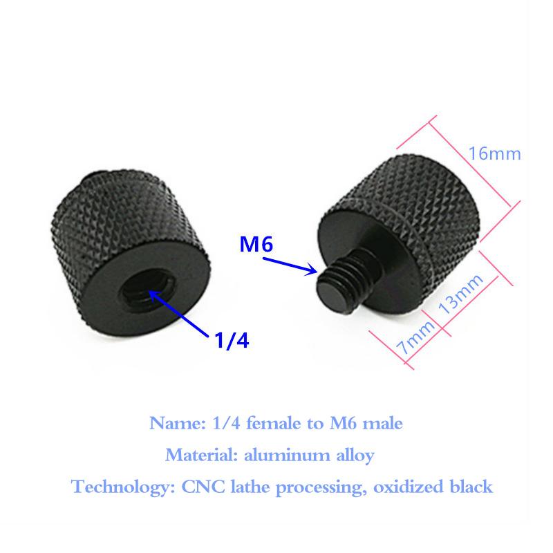 Винт для крепления штатива с двумя гайками от 1/4 до M4 M5 M6 M8 M10 Адаптер кронштейна для проектора