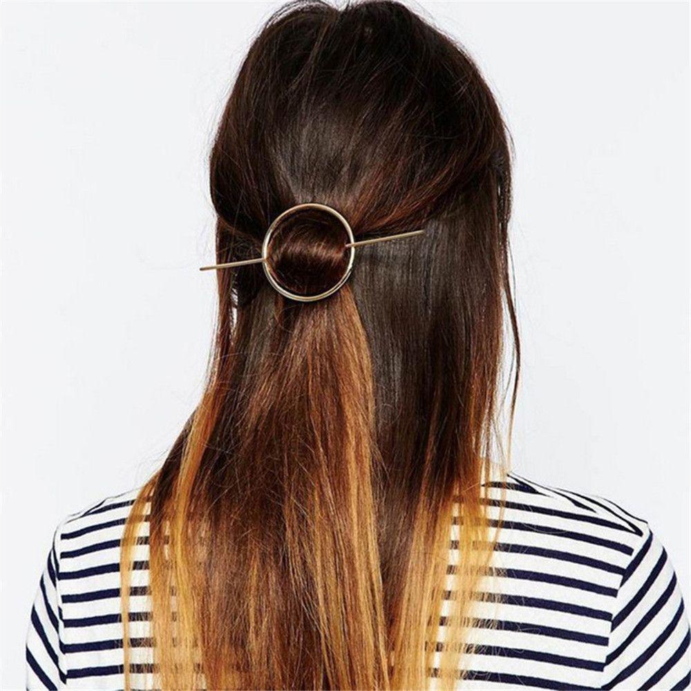 Женская модная тиара геометрическая заколка винтажные заколки для волос головной убор металлическая заколка для волос держатель для пучка