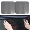 2Pcs 42x38cm Car Stickers Sun Shades Sun Protection Window Cover Black PVC Sunshade Side Window Shield with Small Holes