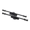 Tsuchiya YAC YAC VISOA Multi Side Bar Can Hang Two Car Interior Front and with Just a Pair of Left and Right Assist Black U-A20 [You Bars, Rear,