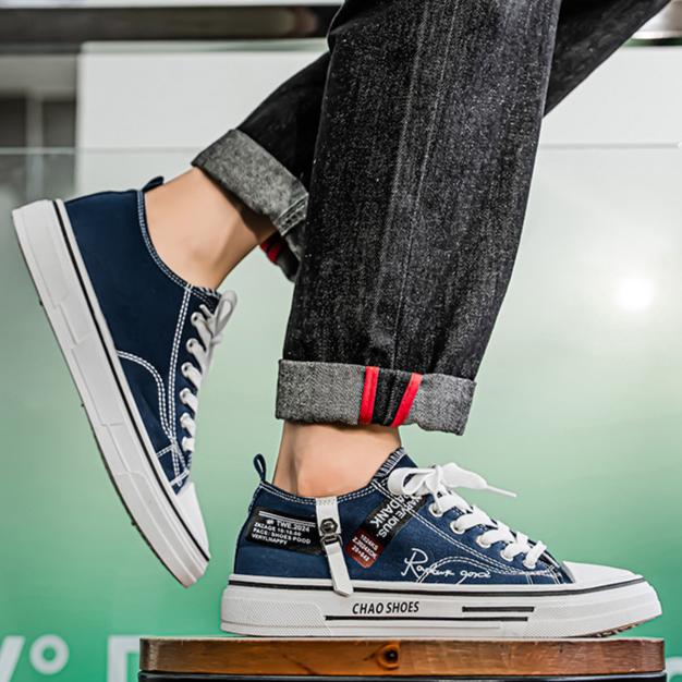 Парусиновые туфли Мужская летняя дышащая обувь Универсальная студенческая классическая тканевая обувь Спортивная повседневная тканевая обувь Легкая мягкая подошва для досок