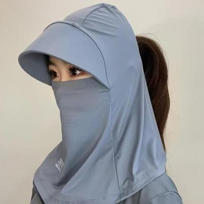 Новая солнцезащитная шляпа для женщин летом, защита шеи, защита лица, велоспорт, UV Face Integ U1D9