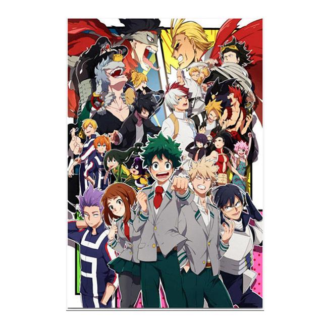 Япония герой аниме эстетика картины холст живопись плакаты и принты художественная академия росписи дома детская комната стены украшения дома без рамки