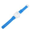 Water Resistant Sports Analog Unisex Watch Student Electronic Wristwatch for Nurses Doctors Students White Dial Blue