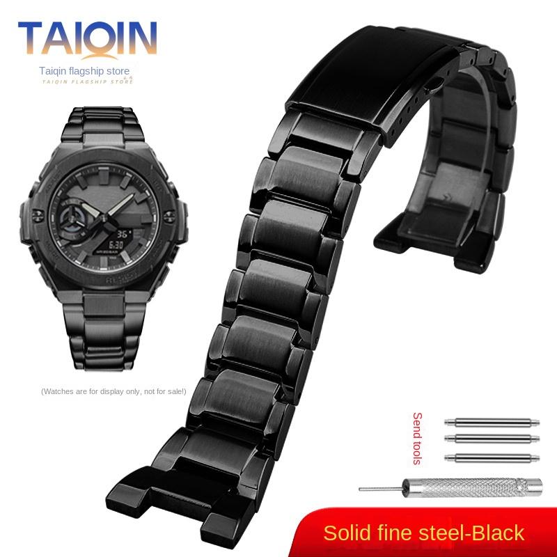Для Casio G-Shock Heart of Steel GST-B500BD/GST-B500 AD Браслет для часов из нержавеющей стали Металлическая складная застежка Мужской ремешок для часов цепочка