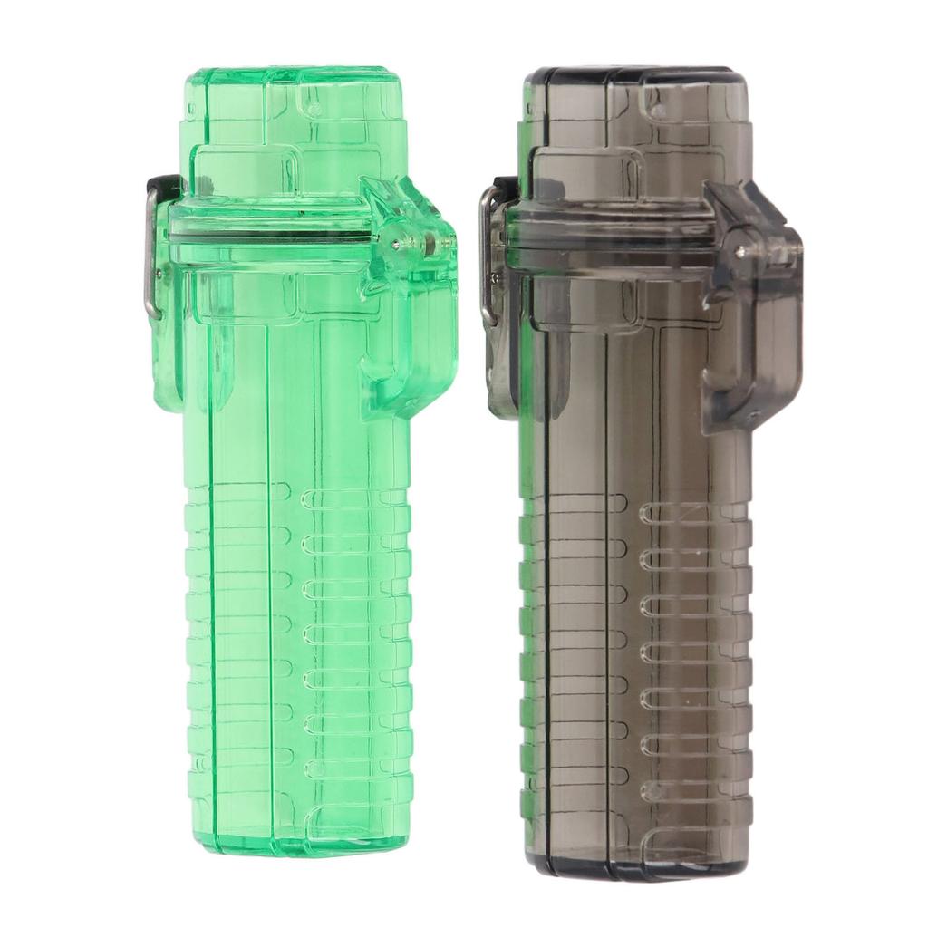 2Pcs Camping Plastic Water Proof Pocket Storage Tube Portable Organizer Holder Container for