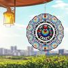 10-Inch 'Don't Hide Your Crazy' 3D Kinetic Wind Spinner - 360° Rotating Metal Art for Garden & Yard, Vibrant Indoor/Outdoor Decor - Unique