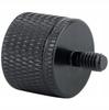 Adapter sleeve reduction 1/4" to M4 tripod aluminum black 20 mm