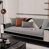 Light Luxury Chenille Plaid Sofa Cover Universal Non-Slip Living Room Sofa Cushions Armrests Full Package Cloth Cover Cushion