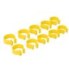 100PCS Chicken Ankle Rings Reusable Plastic Duck Leg Bands Clips For Breeding Chickens Ducks Geese