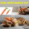 Carrot Teasing Cat Stick, Cat Toy, Hemp Rope, Tear Resistant, Sound Making, Self Raising, Grinding Teeth, Pet Supplies, Toys