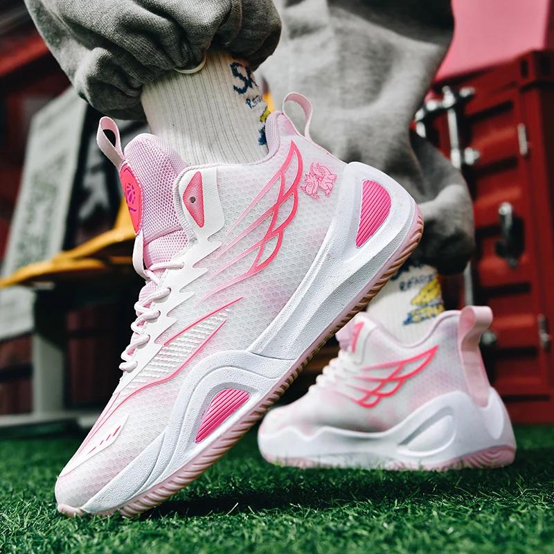 Новые мужские баскетбольные кроссовки оригинальные дышащие удобные нескользящие тренировочные спортивные баскетбольные кроссовки мужские туфли