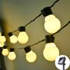LED Solar String Lights Globe Bulbs 12m Solar Lamps Fairy Festoon Garland Outdoor For Garden Party Camping Terrace Tree Decoration