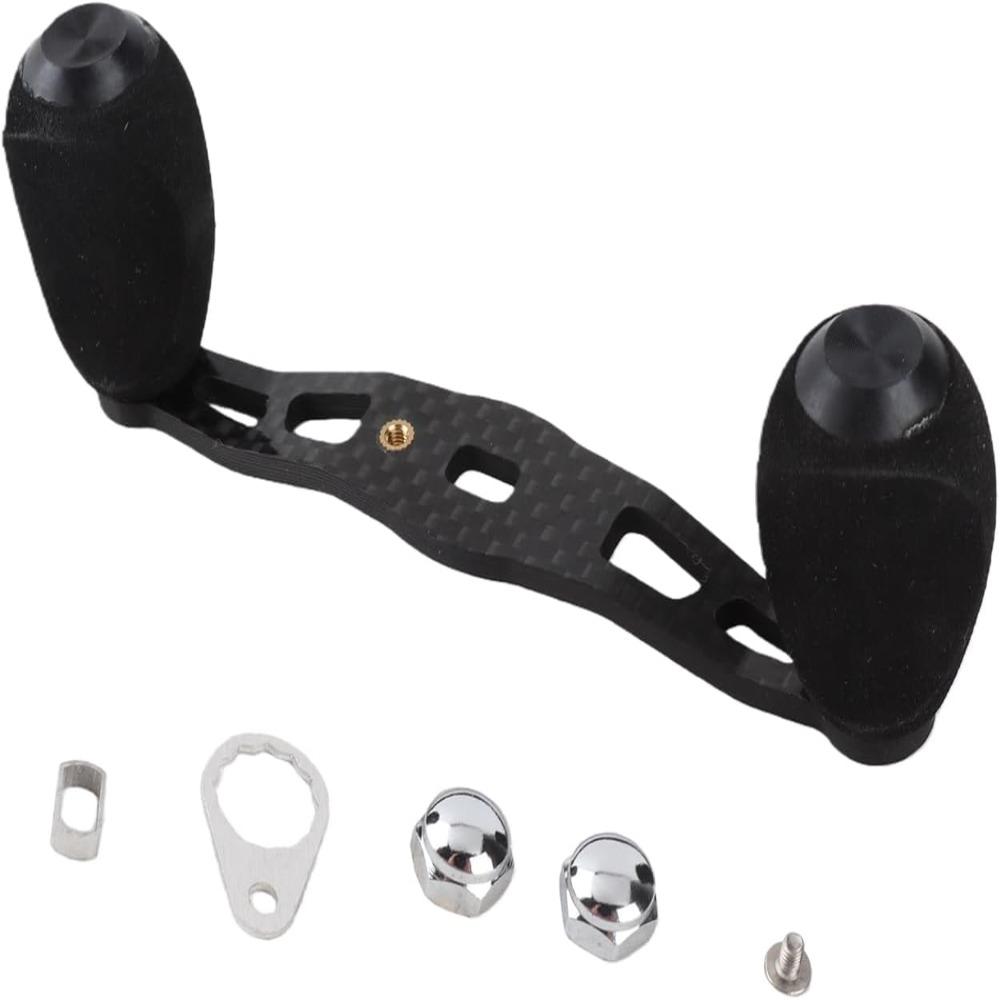 EVA Knob Baitcasting Reel Handle Carbon Fiber Trolling Reel Handle For Trolling Reels