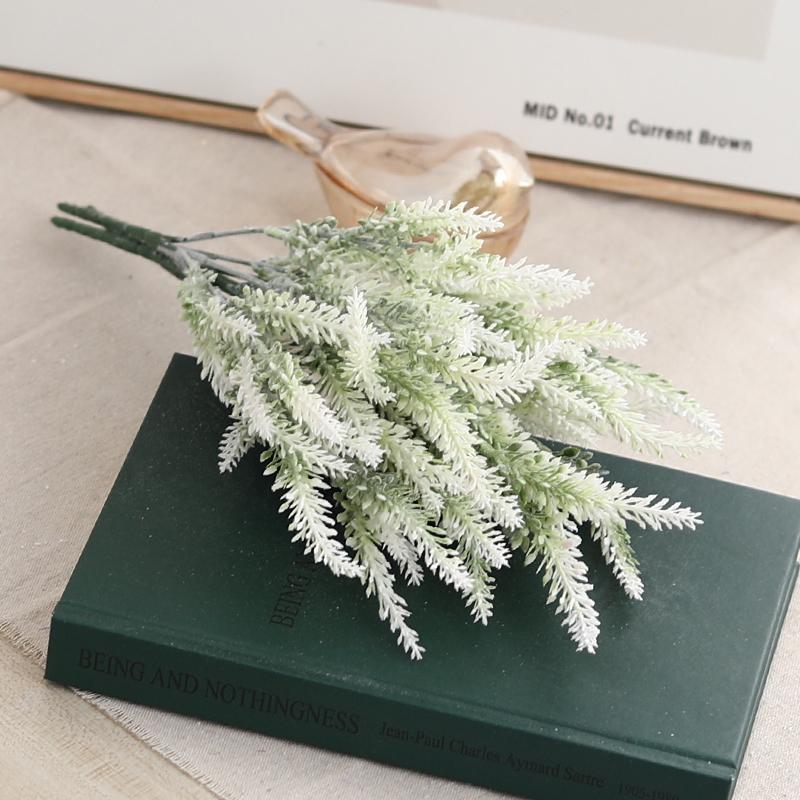 Искусственный цветок шелковый фиолетовый лаванда домашний уличный садовый декор букет поддельный свадебный рождественский день аксессуары для вечеринки