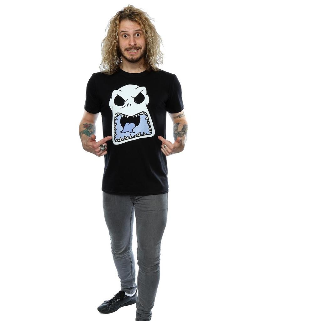 Disney Mens Nightmare Before Christmas Jack Skellington Scary Face T-Shirt