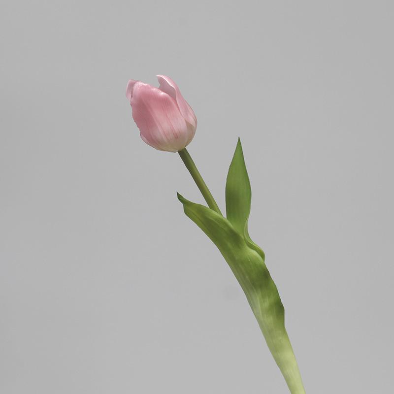 C367 Single Head Touch Tulip Flower Artificial Silk Flower Real Touch Home Christmas Decoration Flower bunch Ornament Bouquets