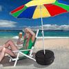 Round Weight Bag for Patio Umbrella Base - Windproof Sandbag with Handle & Large Opening for Beach, Garden Stability_HWE04 2025
