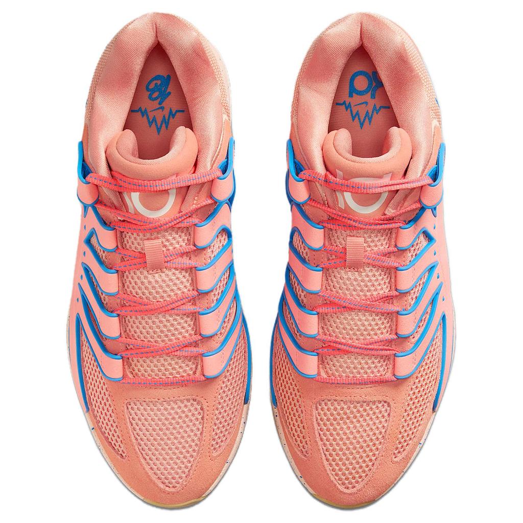 Nike KD 18 Удобные Универсальные Дышащие Низкие Баскетбольные Кроссовки Мужские кроссовки Розовые HV1991-601