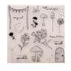 Flower Butterfly Fairy Transparent Silicone Clear Stamps for Seal DIY Scrapbooking Photo Album Decor Art Mushroom