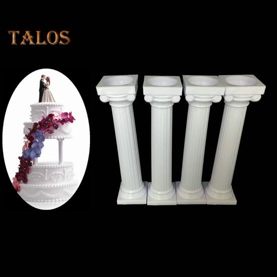 4 шт./компл., колонны для торта, пищевая легко чистящаяся колонна, современные декоративные колонны для торта на день рождения, опора для помадки, кухонные аксессуары