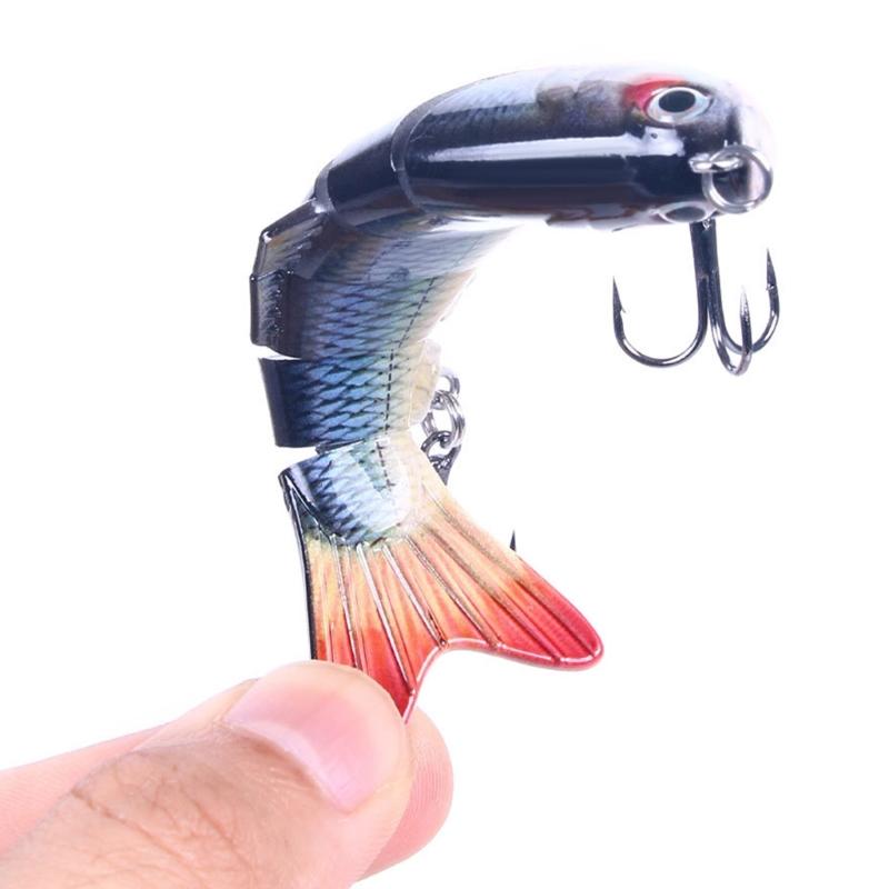 Multi Jointed Crankbaits 6 Segment Hard Baits Trout Lures Swimbait Minnow Fishing Lures Wobbler Fishing Tackle
