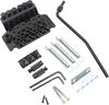 Black Electric Guitar Tremolo Bridge with Double Strat Lock for Floyd Rose