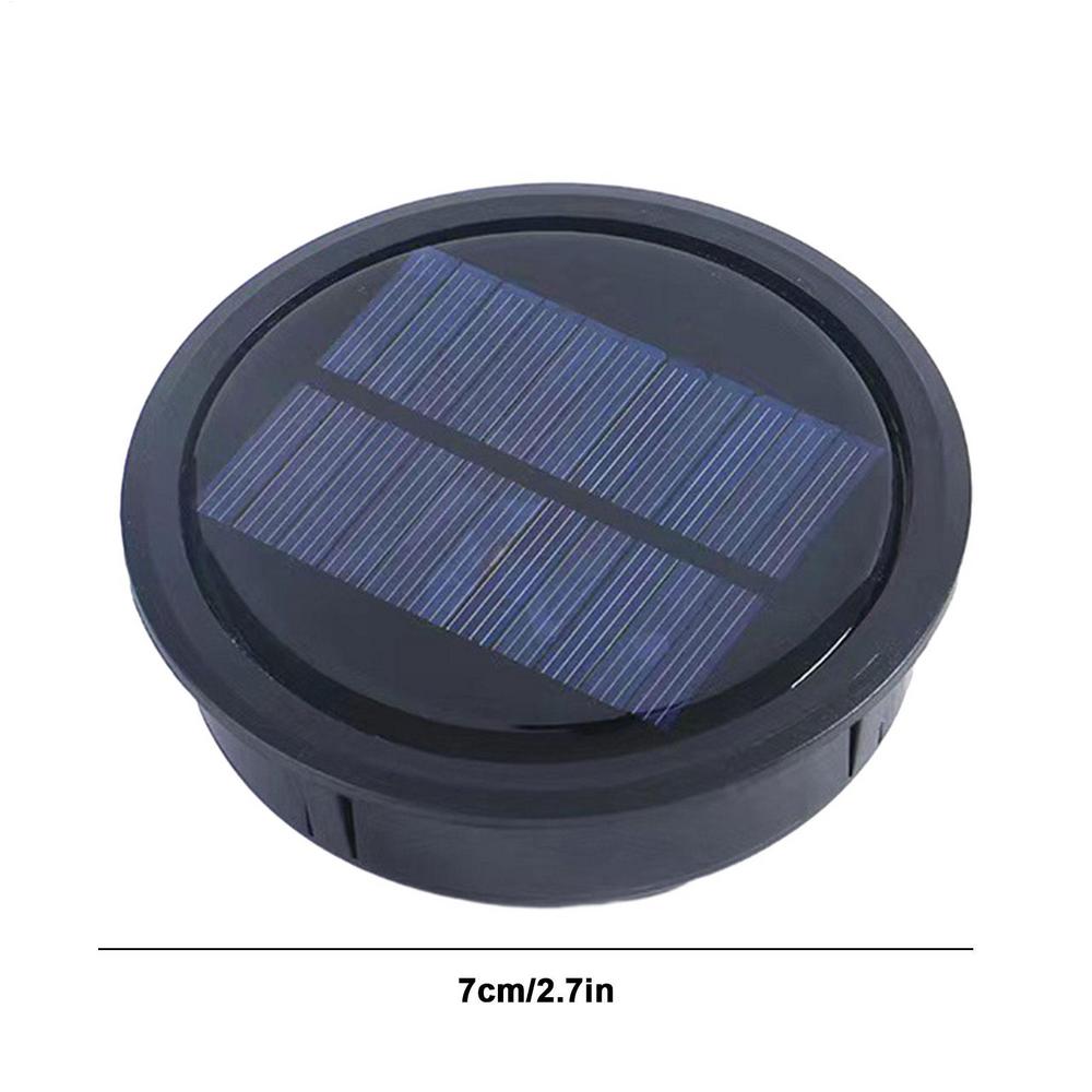 7/10cm Solar Light Replacement Top Waterproof Solar Panel Lid Automatically On/Off Garden Lantern Repair Part for Yard Patio