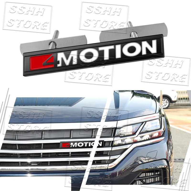 AABIN1 3D Metal 4Motion Car Front Grill Trunk Emblem Badge Sticker For Volkswagen VW Golf 5 MK4 MK6 MK7 Fiesta Focus 2 3 Decor