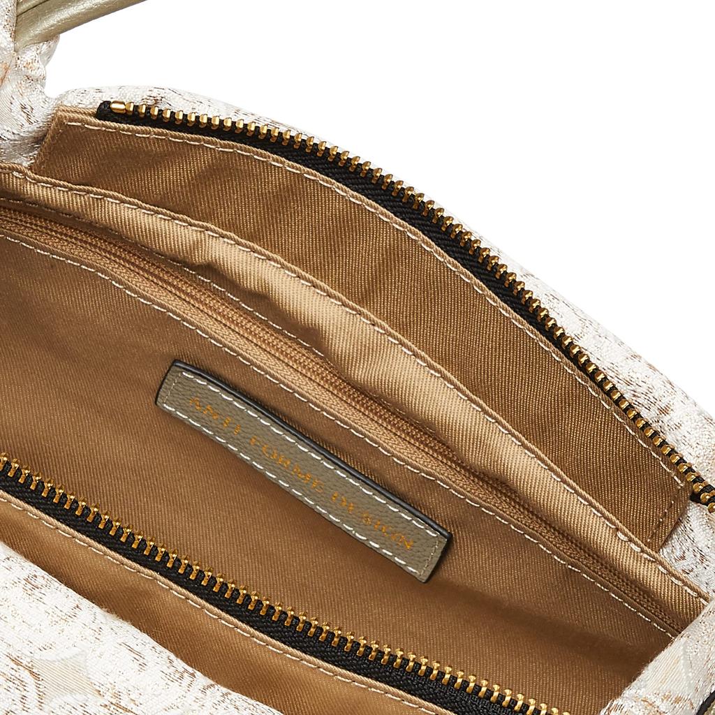 Сумка через плечо ТКАНЬ Серо-бежевый [Анти-форм дизайн] Женская (17)