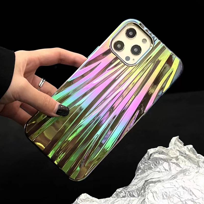Чехол Ins Rainbow Laser Gradient необычной формы для Iphone 13pro Max 12 11 Pro Max Xr X Xs Max, мягкий прозрачный противоударный чехол для телефона