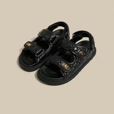 Мода 2024 года, женские сандалии, мягкие босоножки на платформе, летние сандалии, элегантная обувь для женщин, роскошные сандалии, женские дизайнеры