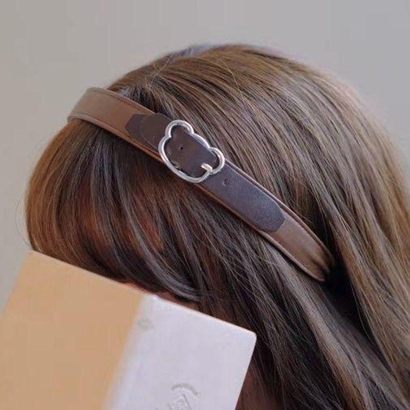 1 шт. Цвета осени! Кофейного цвета пряжка ремня, повязка на голову в форме сердца, новая женская повязка на голову, повязка на голову Майяр